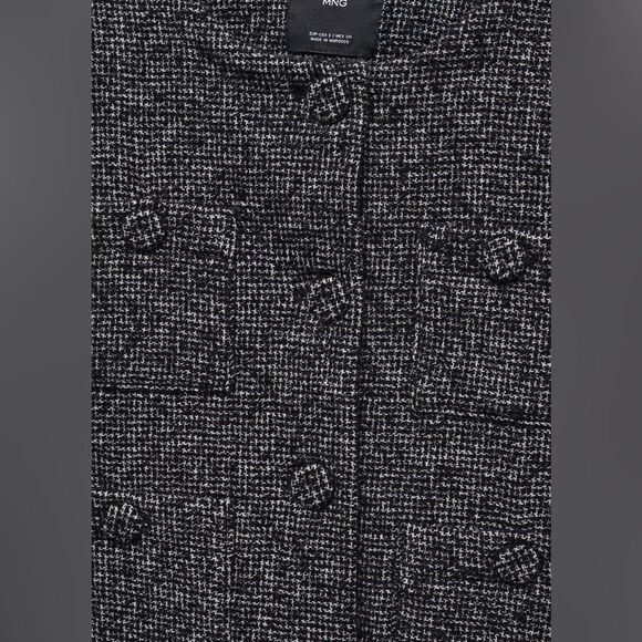Mango Pocket Tweed Jacket - Picture 3 of 8